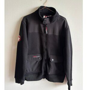 Canada Weather Gear Mens Super Triple Goose Full Zip Outdoor Jacket Black Size L